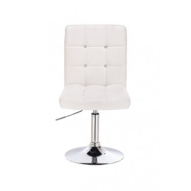 Beauty salons and beauticians stool HC1015C white eco-leather 1