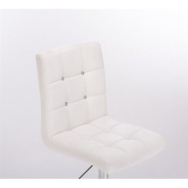 Beauty salons and beauticians stool HC1015C white eco-leather 4