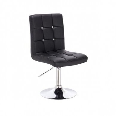 Beauty salons and beauticians stool HC1015C black eco-leather