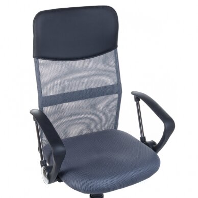 Reception, office chair CorpoComfort BX-7773, dark gray color 1