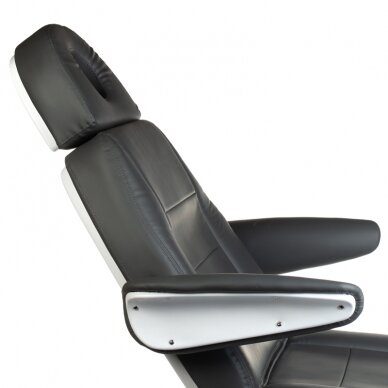 Professional electric recliner-bed for beauticians Bologna BG-228, 3 motors, grey color 5