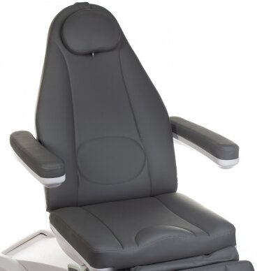 Professional electric recliner-bed for beauticians Mazaro BR-6672, 4 motors, gray color 2