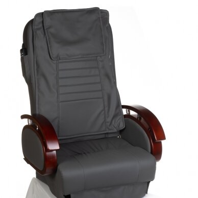 Profesionali elektrinė podologinė kėdė pedikiūro procedūroms su masažo funkcija BR-3820D, pilkos spalvos 1