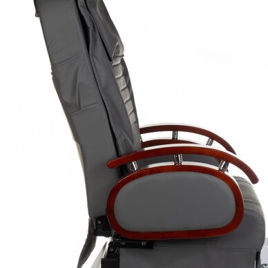 Profesionali elektrinė podologinė kėdė pedikiūro procedūroms su masažo funkcija BR-3820D, pilkos spalvos 3