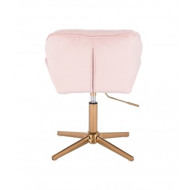 Beauty salons and beauticians stool HR111CROSS pink vellum 6