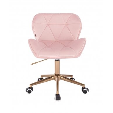 Beauty salons and beauticians stool HR111K pink vellum 1