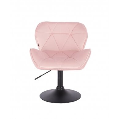 Master chair for beauticians and beauty salons HR111N, pink velor 3