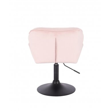 Master chair for beauticians and beauty salons HR111N, pink velor 4