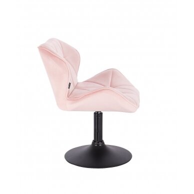 Master chair for beauticians and beauty salons HR111N, pink velor 5