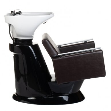 Professional hairdresser sink for beauty salons MILO BH-8025, brown color 3