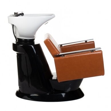 Professional sink for hairdressers MILO BH-8025, light brown color 2