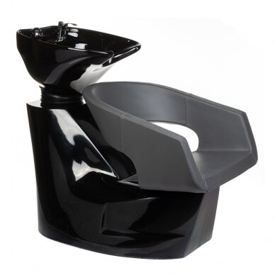 Professional sink for hairdressers and barber Paolo II BH-8031, gray color