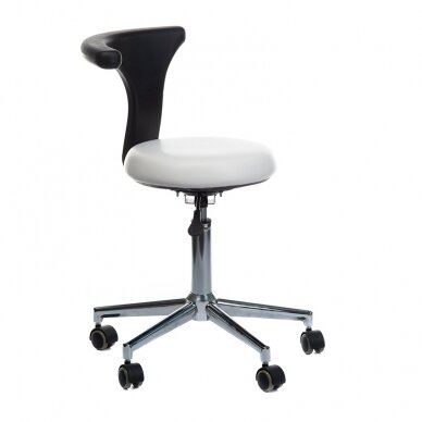 Professional master chair for beauticians and beauty salons BD-Y915, white color