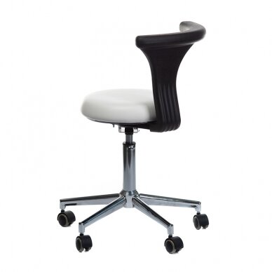 Professional master chair for beauticians and beauty salons BD-Y915, white color 3