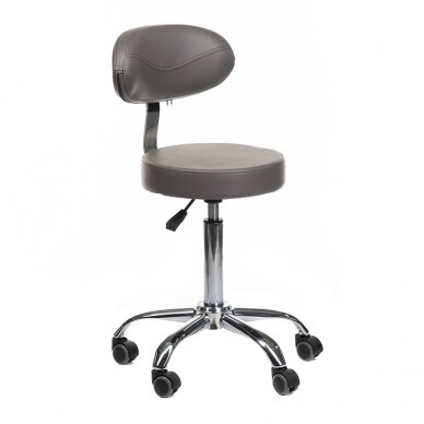 Professional master chair for beauticians and beauty salons BD-9934, grey color