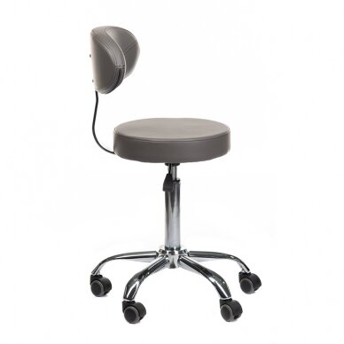 Professional master chair for beauticians and beauty salons BD-9934, grey color 1