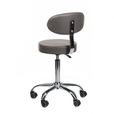 Professional master chair for beauticians and beauty salons BD-9934, grey color 2