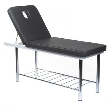 Professional stationary massage table BW-218, grey color