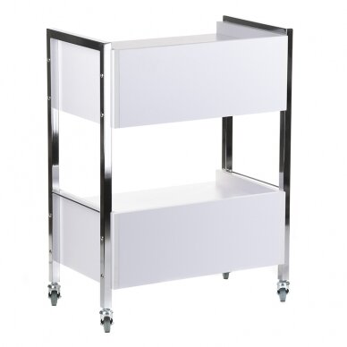 Professional cosmetology trolley BD-6004, white color 3