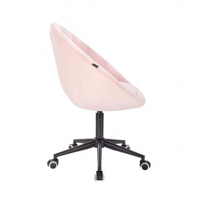 Professional beauty salons and beauticians stool HR8516K, pink velor 2