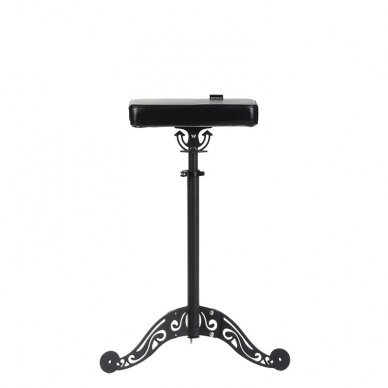 Professional stylized footrest, armrest for tattoo specialists RAMI INKOO, black color 2