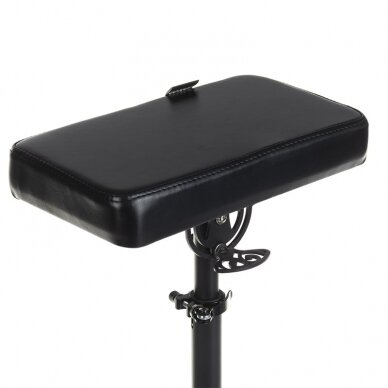 Professional stylized footrest, armrest for tattoo specialists RAMI INKOO, black color 4