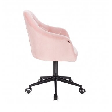 Professional beauty salons and beauticians stool HR831K, pink velor 1