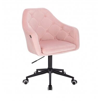 Professional beauty salons and beauticians stool HR831K, pink velor 2