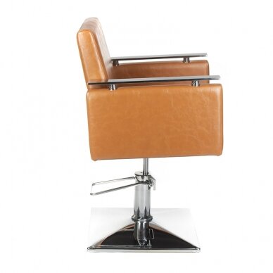 Professional hairdressing chair BH-6333, brown color 3