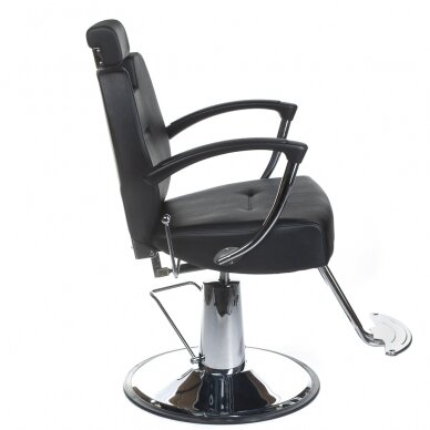 Professional barbers and beauty salons haircut chair HEKTOR BH-3208, black color 2