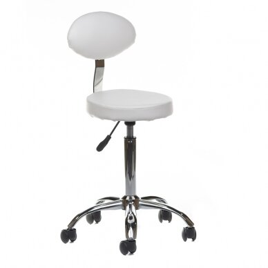 Professional master&#39;s chair for beauticians and beauty salons BH-7289, white color