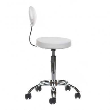 Professional master&#39;s chair for beauticians and beauty salons BH-7289, white color 2