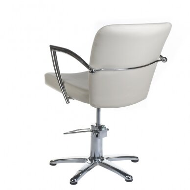 Professional hairdressing chair LIVIO BH-8173, cream color 2