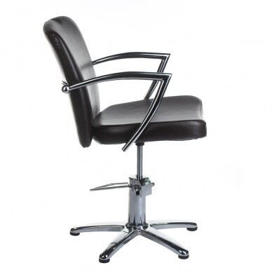 Professional hairdressing chair LIVIO BH-8173, brown color 1