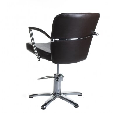 Professional hairdressing chair LIVIO BH-8173, brown color 2