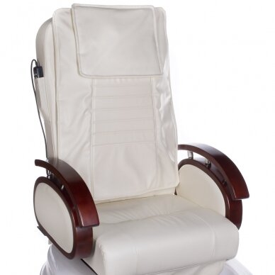 Profesionali elektrinė podologinė kėdė pedikiūro procedūroms su masažo funkcija BR-2307, kreminės  spalvos 1
