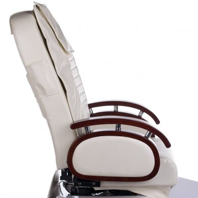 Profesionali elektrinė podologinė kėdė pedikiūro procedūroms su masažo funkcija BR-2307, kreminės  spalvos 2