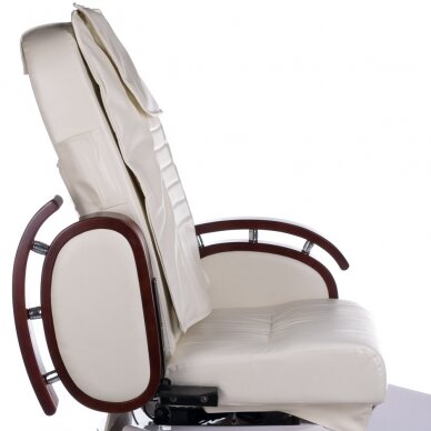 Profesionali elektrinė podologinė kėdė pedikiūro procedūroms su masažo funkcija BR-2307, kreminės  spalvos 3