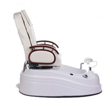 Profesionali elektrinė podologinė kėdė pedikiūro procedūroms su masažo funkcija BR-2307, kreminės  spalvos 6