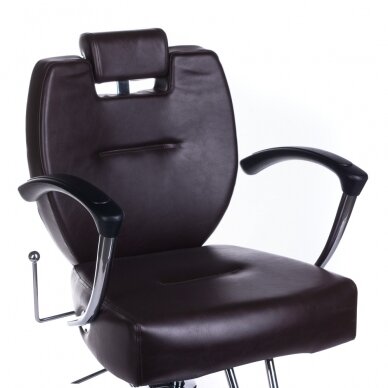 Professional barbers and beauty salons haircut chair HEKTOR BH-3208, brown color 1