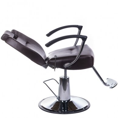 Professional barbers and beauty salons haircut chair HEKTOR BH-3208, brown color 3