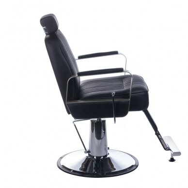 Professional barbers and beauty salons haircut chair HOMER BH-31237, black color 2