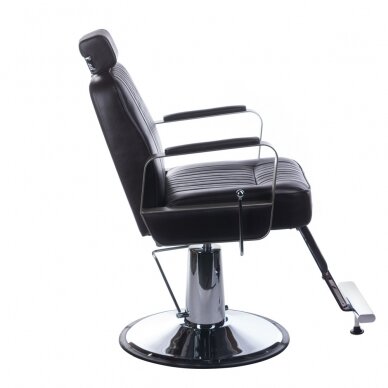 Profesionali barberio kėdė kirpykloms ir grožio salonams HOMER BH-31237, rudos spalvos 2