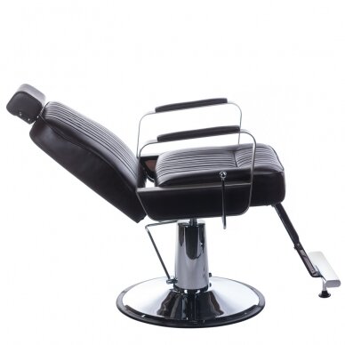 Profesionali barberio kėdė kirpykloms ir grožio salonams HOMER BH-31237, rudos spalvos 3