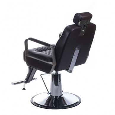 Profesionali barberio kėdė kirpykloms ir grožio salonams HOMER BH-31237, rudos spalvos 7