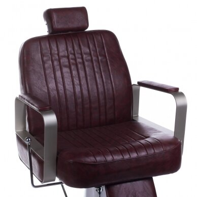 Professional barbers and beauty salons haircut chair HOMER BH-31237, cherry color 1