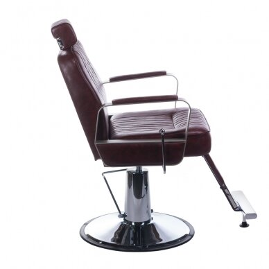 Professional barbers and beauty salons haircut chair HOMER BH-31237, cherry color 2