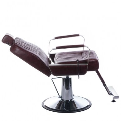 Professional barbers and beauty salons haircut chair HOMER BH-31237, cherry color 3