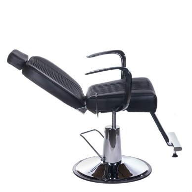 Professional barbers and beauty salons haircut chair OLAF BH-3273, black color 3