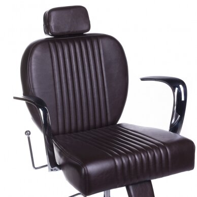 Professional barbers and beauty salons haircut chair OLAF BH-3273, brown color 1